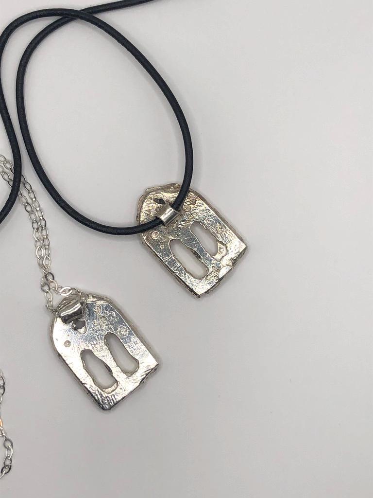 Gothic Medieval Cathedral Church Window Silver lost wax cast Pendant