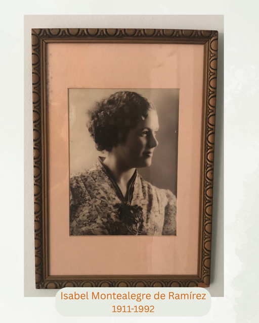 Portrait of Isabel Montealegre de Ramírez, 1911–1992, the matriarch behind Montealegre Atelier